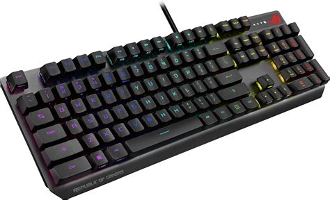 ASUS Gaming KB/Wired/USB2.0/Mechanical/RGB/96%/Aura Sync/Win11/IP57/385x153x38mm/1008g/BLK/